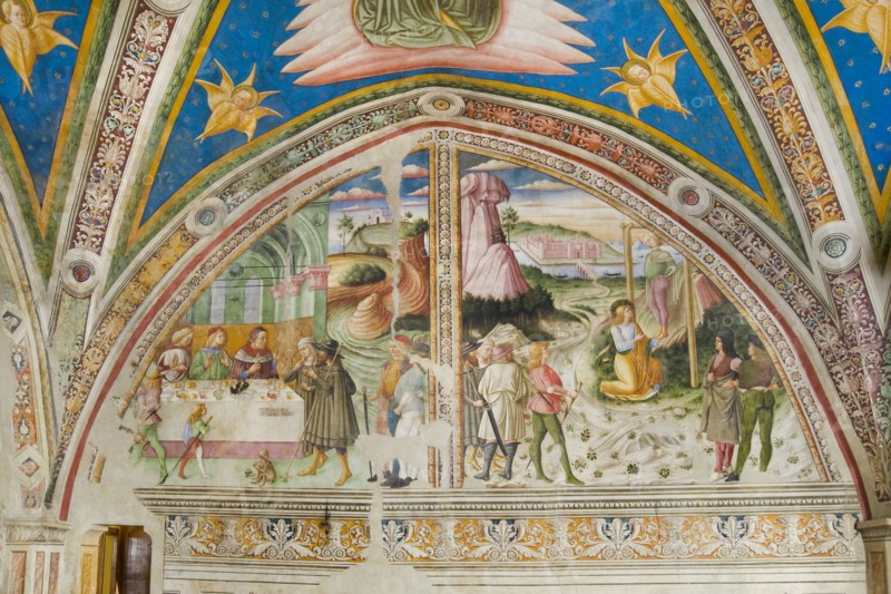 Frescoes of the Oratory of the Pilgrims in Assisi