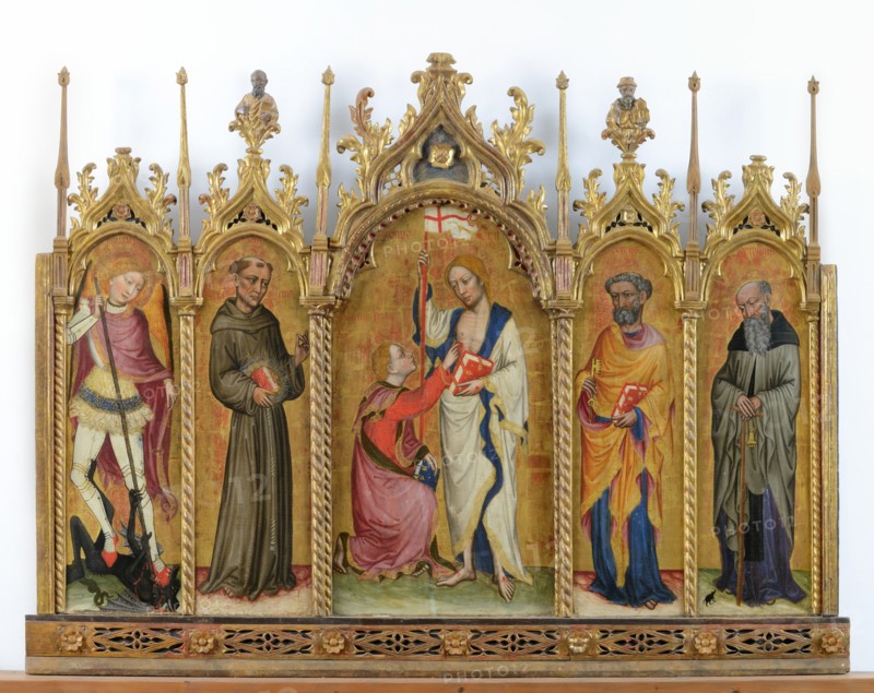 Blessed Saints Sanctuary, Zanino di Pietro polyptych