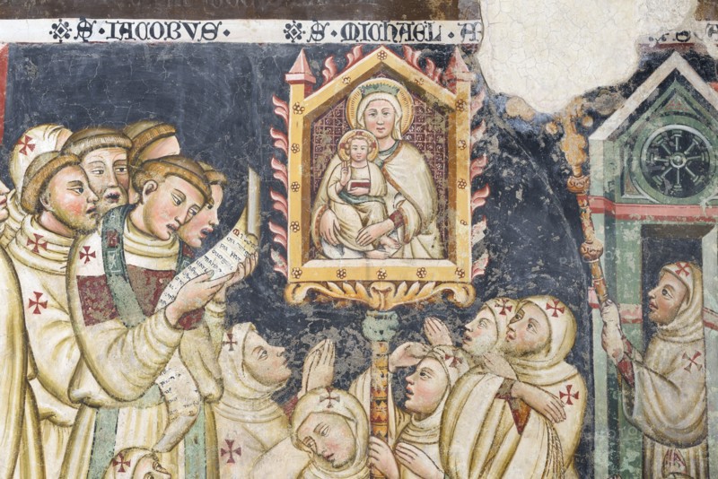 Fresco from the church of Santa Maria in Valle di Nera