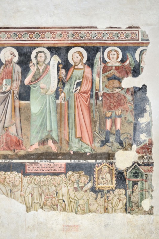 Fresco from the church of Santa Maria in Valle di Nera