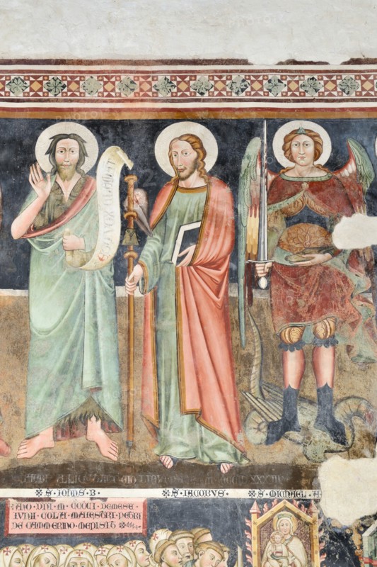 Fresco from the church of Santa Maria in Valle di Nera