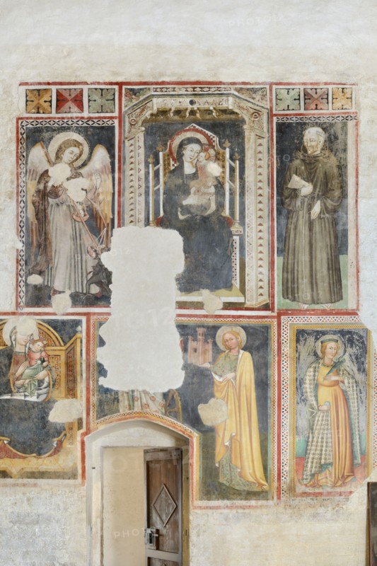 Fresco from the church of Santa Maria in Valle di Nera
