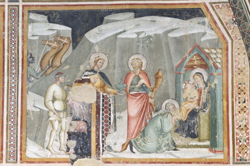 Fresco from the church of Santa Maria in Valle di Nera