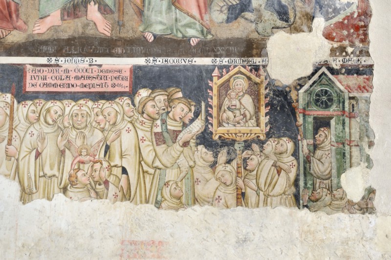 Fresco from the church of Santa Maria in Valle di Nera