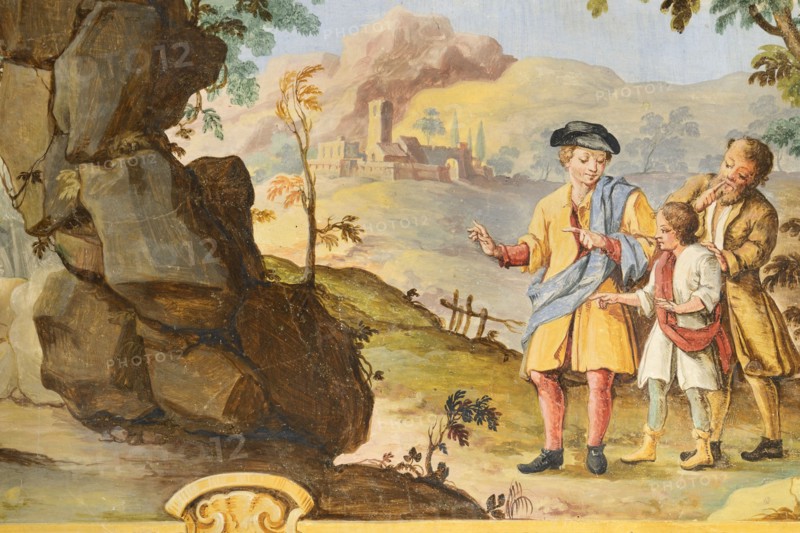 Fresco from the Monastery of San Silvestro in Montefano in Fabriano