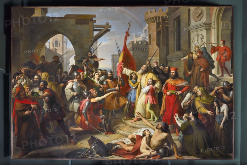 Francesco Podesti, The Gioramento degli Anconetani, oil on canvas, 1844-1847