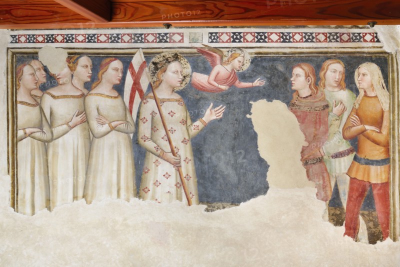 Fresco from the church of San Domenico in Fabriano