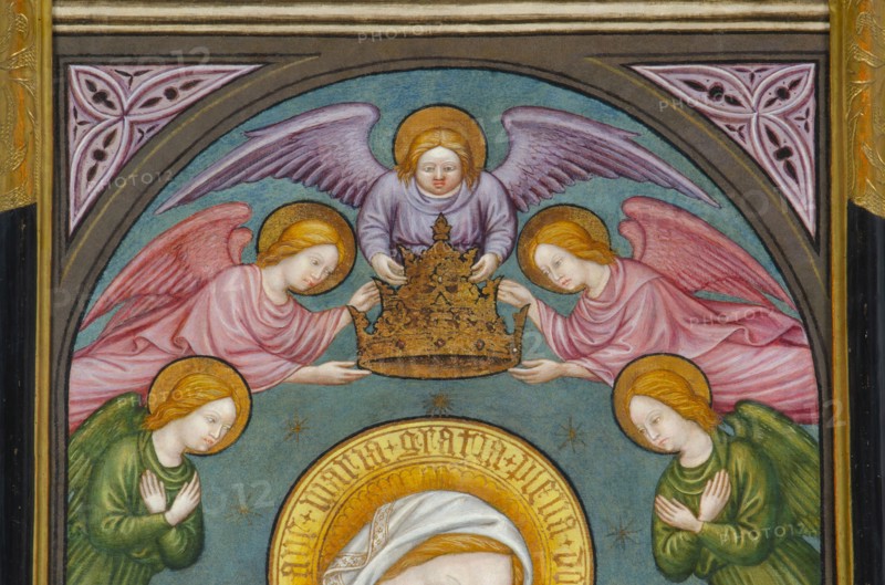 Master of Staffolo, Madonna della Culla, painted on canvas, early 15th century