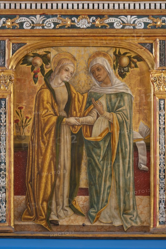 Vittore Crivelli, Triptych of the Visitation