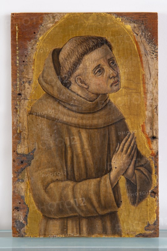 Vittore Crivelli, Franciscan friar praying