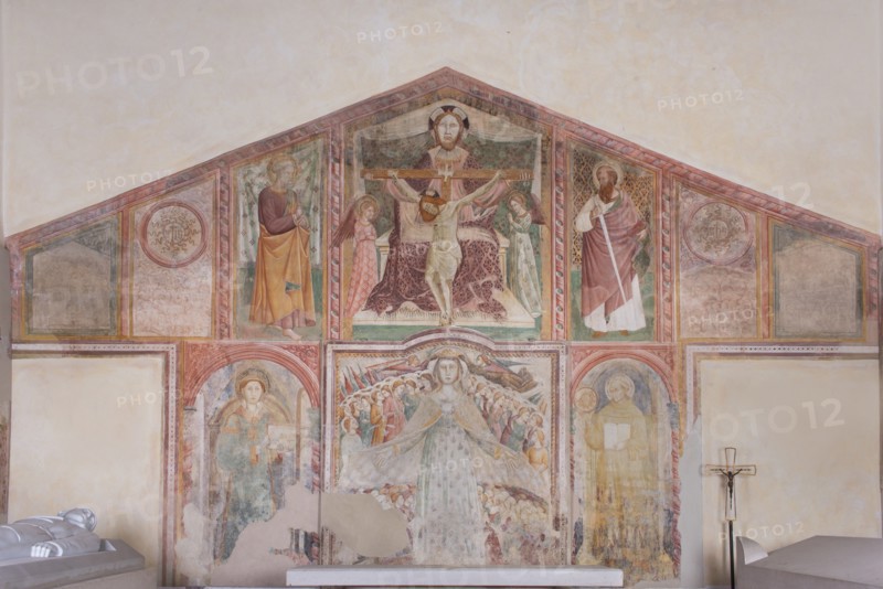 Fresco of the church of Santa Maria della Misericordia in Falconara Marittima