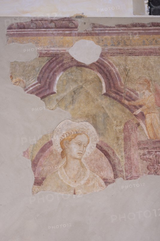 Fresco of the church of Santa Maria della Misericordia in Falconara Marittima