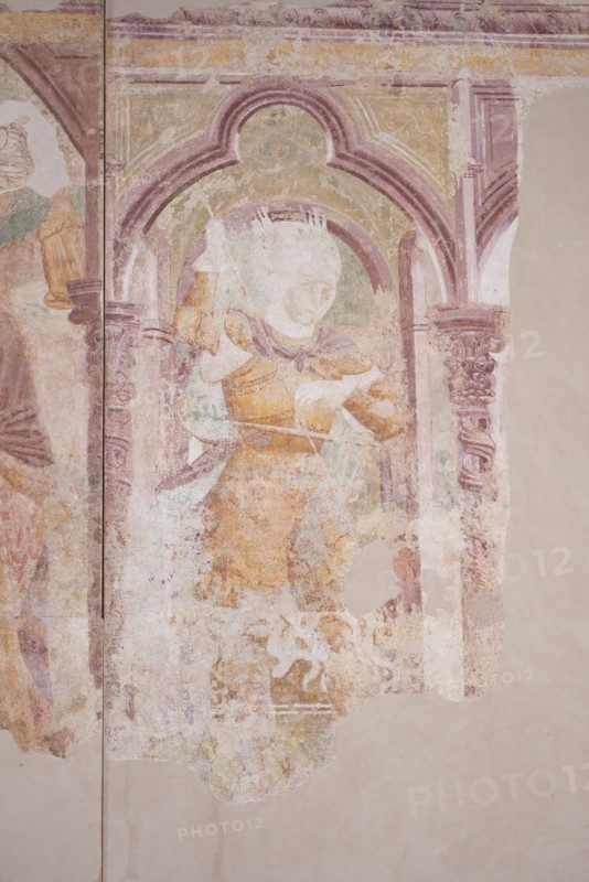 Fresco of the church of Santa Maria della Misericordia in Falconara Marittima