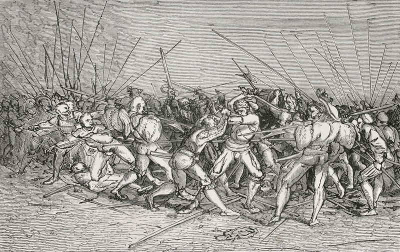 The Lansquenets' Battle