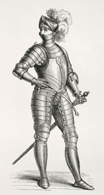 Knight in armour