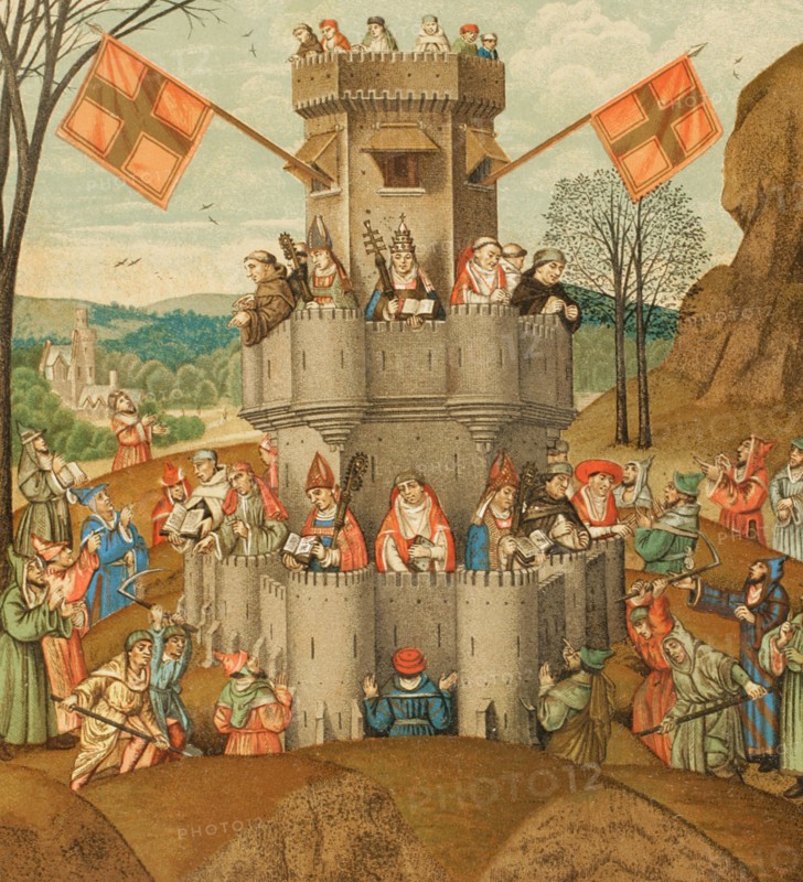 Representation of the Catholic Church as The Fortress of Faith