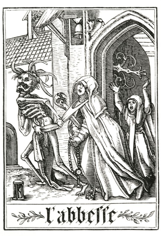 The Abbess visited by Death