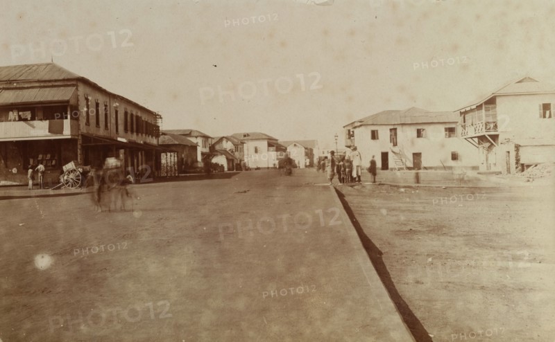 Accra street scene