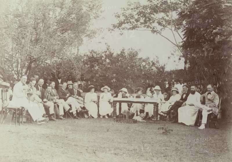 Mr and Mrs Tamlin with company staff