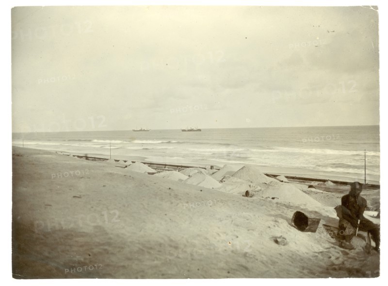 View out to sea, Accra harbour