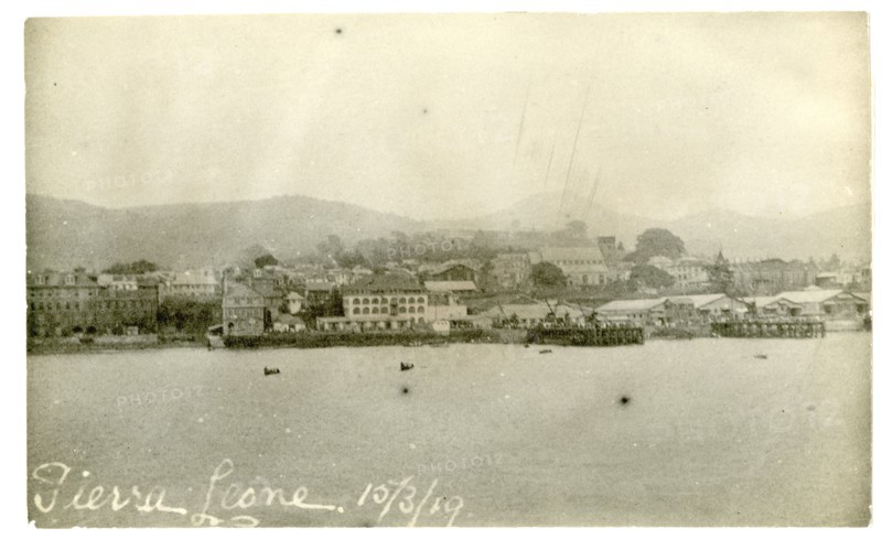 View of the coast, Freetown