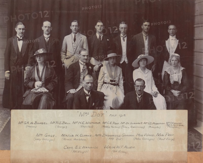 Cast photograph of "Mrs Dot"