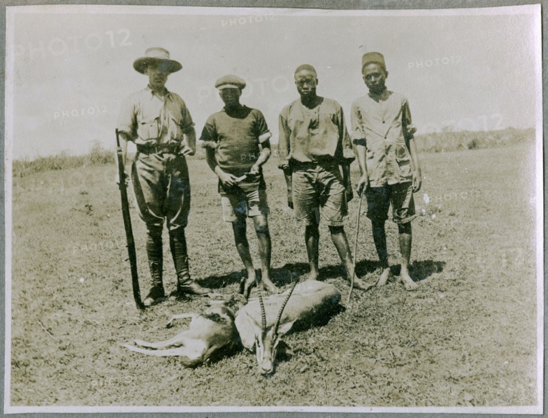 Charles Bungey on Paul Rainey's farm