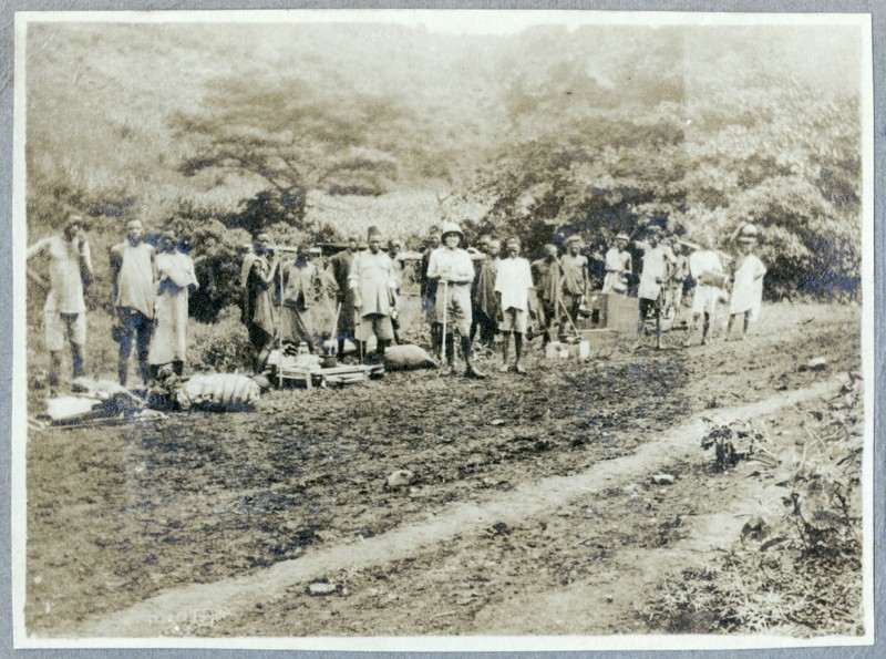 May Bungey at Kibos station
