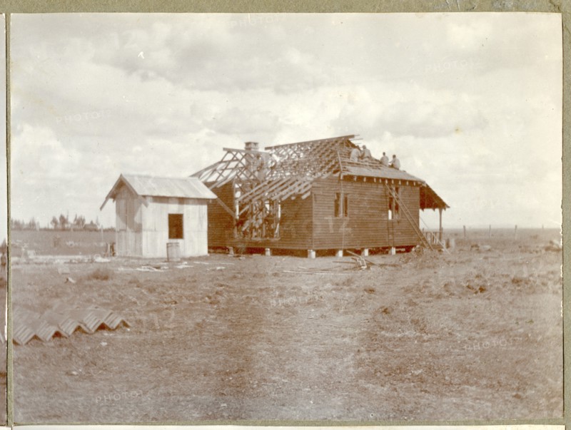 Bungeys' house under construction, Nairobi