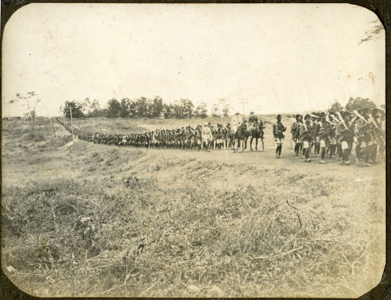K.A.R. soldiers marching, WW1