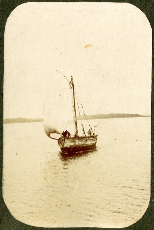 Dhow on lake