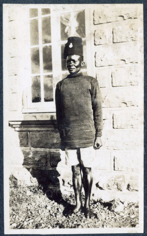 Portrait of African Police Drill Instructor