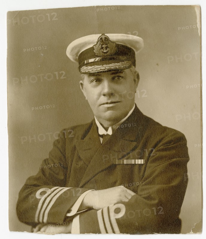 Portrait of George Ellis Wood in naval uniform