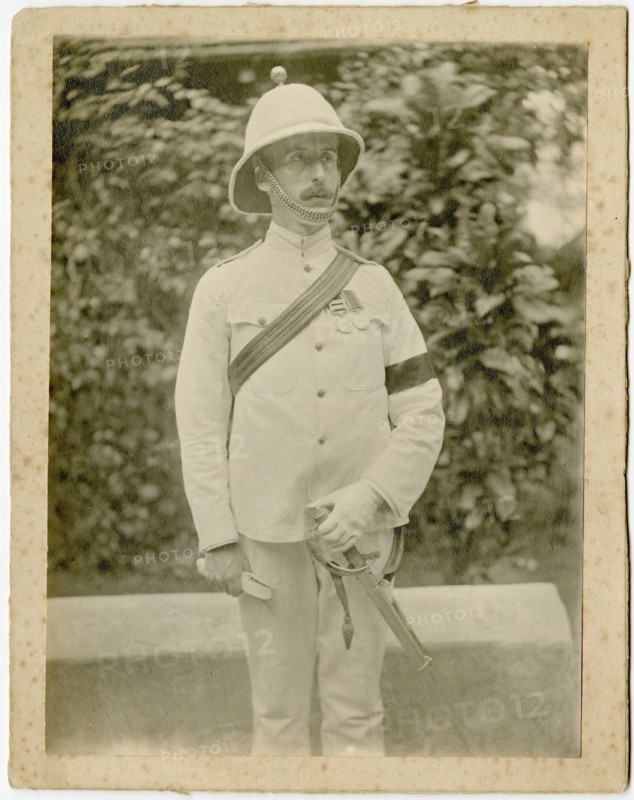 Portrait of Major Wooley, Police Commissioner, Andaman Islands