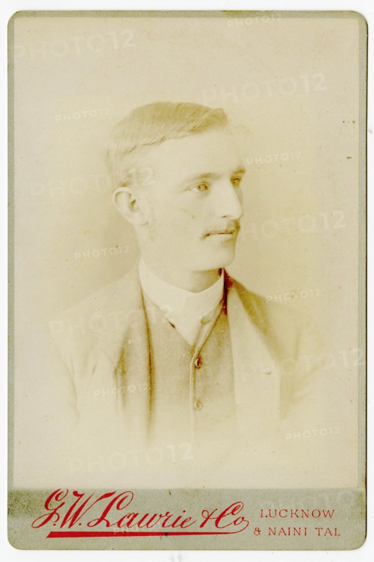 Studio portrait of Chas H. Harris, Calcutta