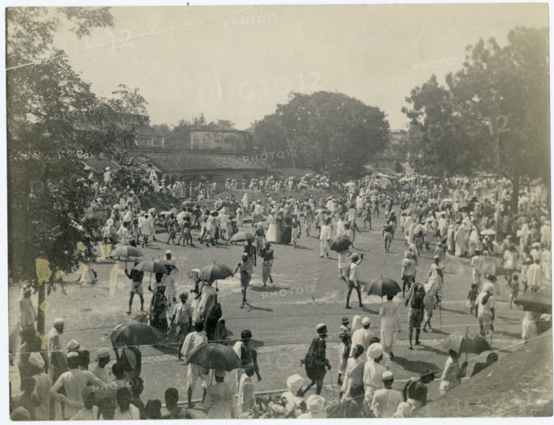 Religious festival procession, Calcutta