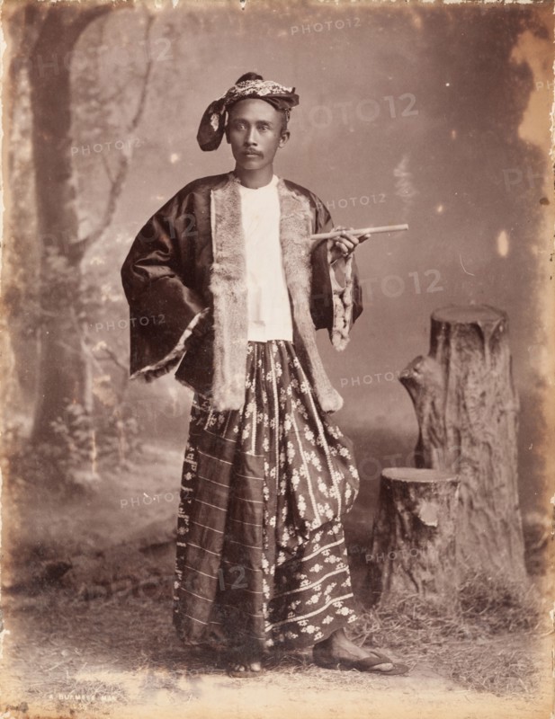 Studio portrait of a Burmese man