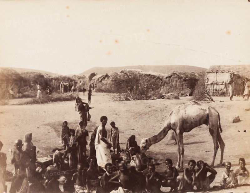 Village scene, Aden