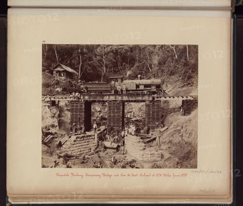 Haputale Railway, Temporary Bridge