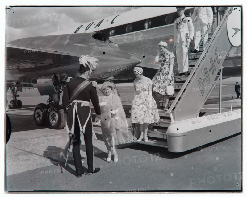 Queen Mother arrival in East Africa