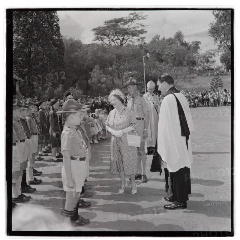 HM the Queen Mother at All Saints Cathedral, Nairobi