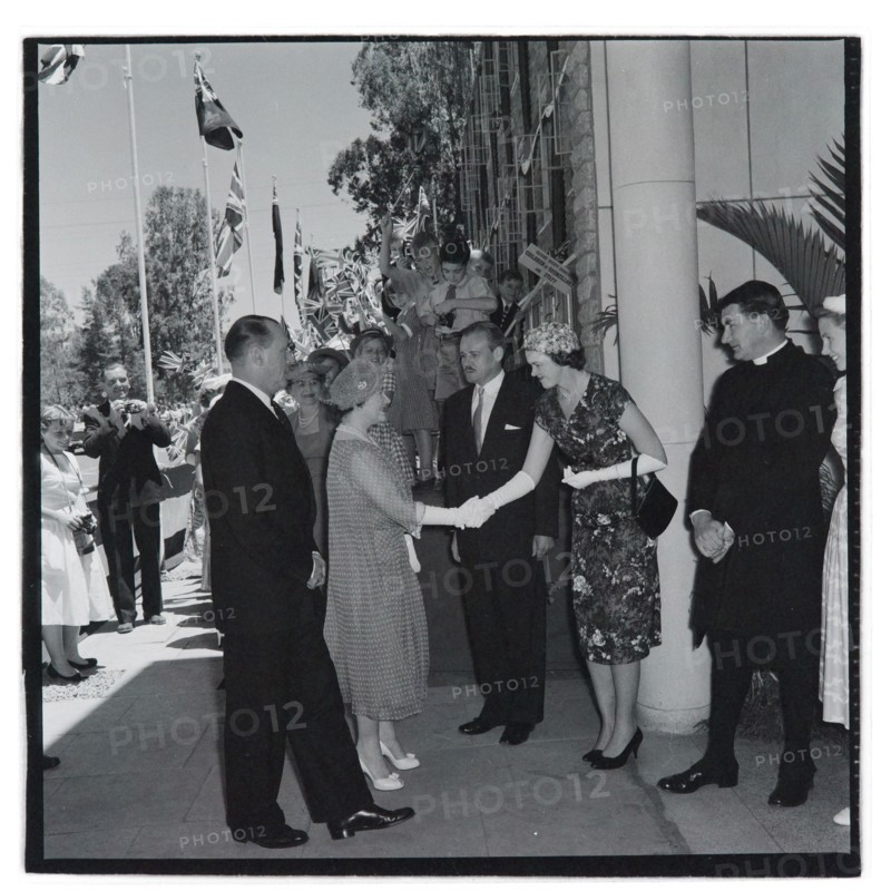 HM the Queen Mother at County Hall, Nairobi