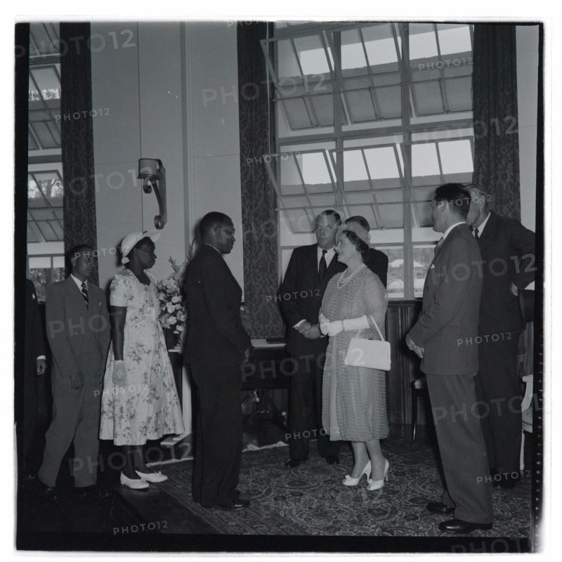 HM the Queen Mother at County Hall, Nairobi