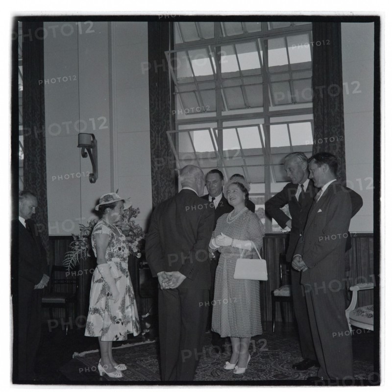HM the Queen Mother at County Hall, Nairobi