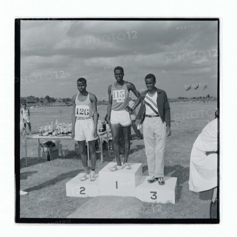 Post Office sports competition medal ceremony