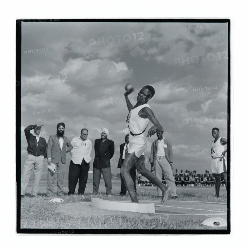 Post Office sports competition shot put