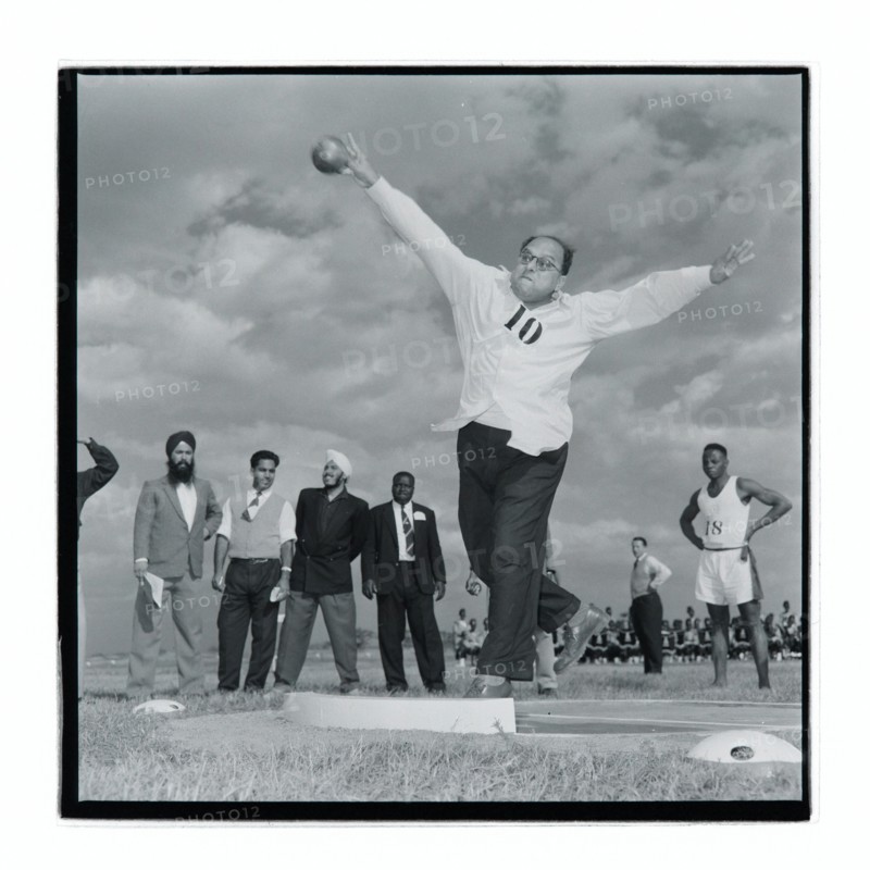 Post Office sports competition shot put