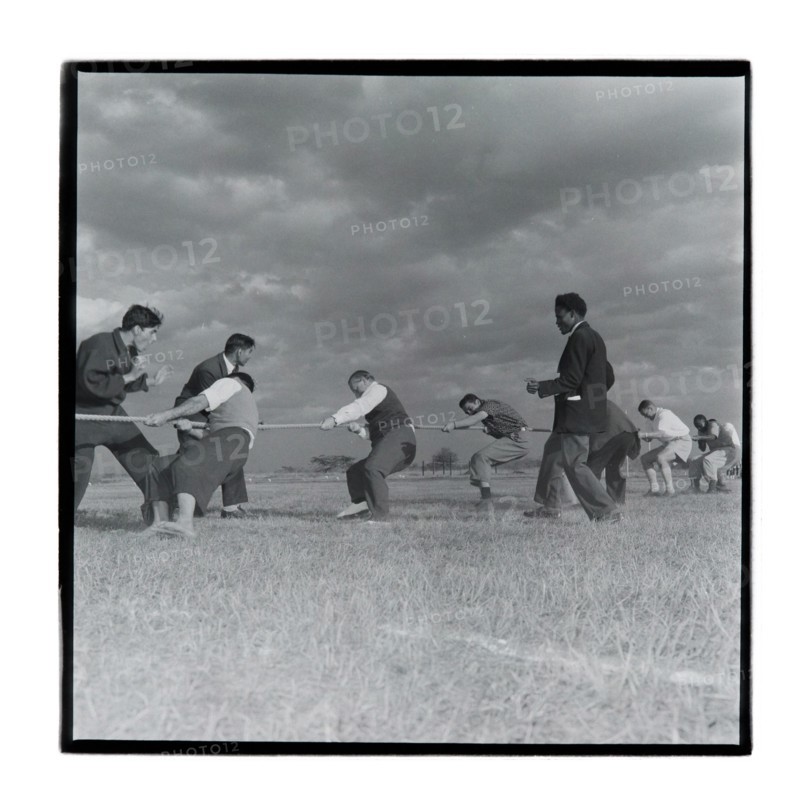 Post Office sports competition tug of war