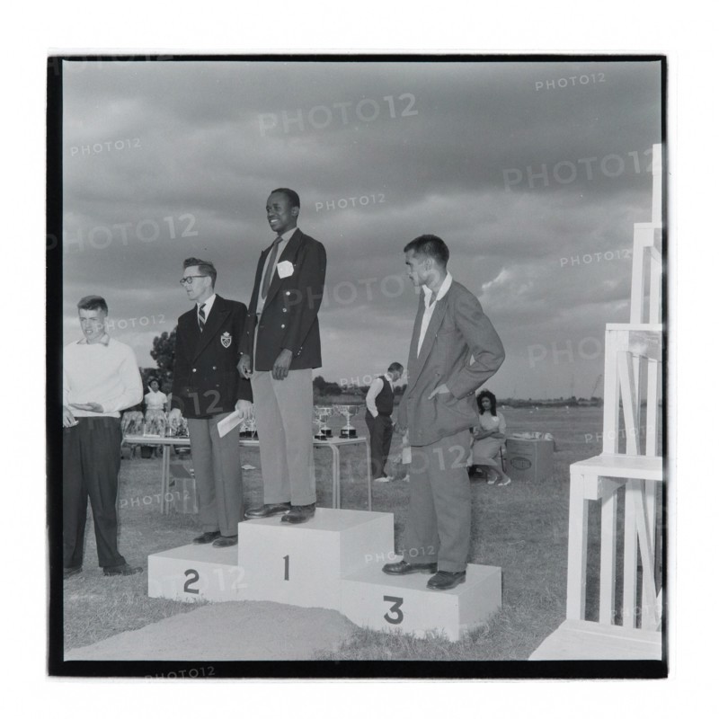 Post Office sports competition medal ceremony