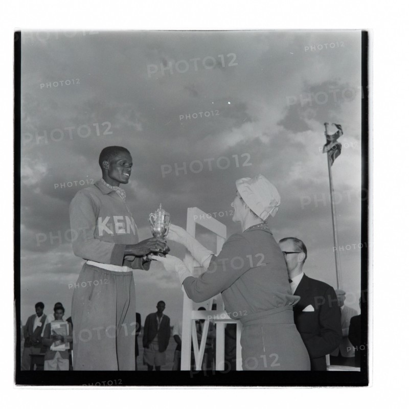 Post Office sports competition medal ceremony